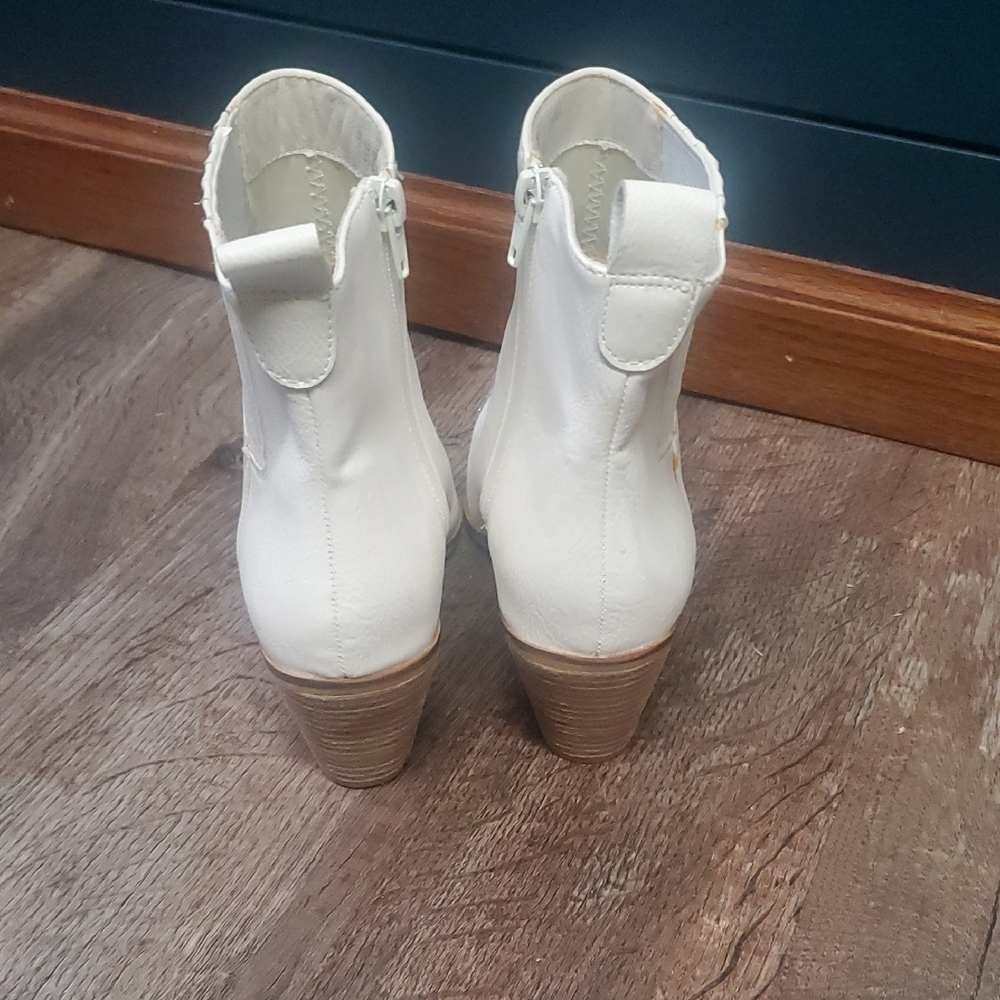 BEAST FASHION Deanna Ankle Boots with Glitter Toe - Picture 4 of 10